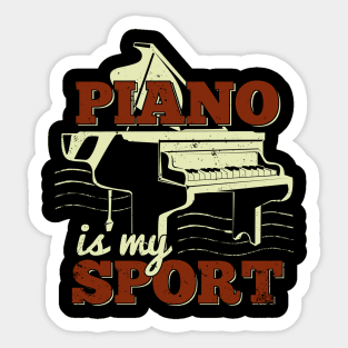 Piano Player Pianist Gift Sticker